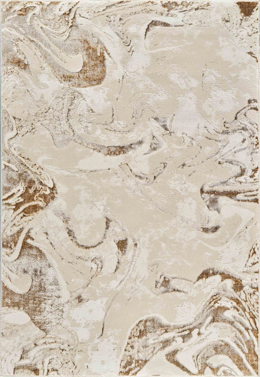 Emperor Solarius Abstract Rugs - Beige