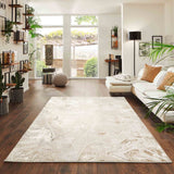 Emperor Solarius Abstract Rugs - Beige