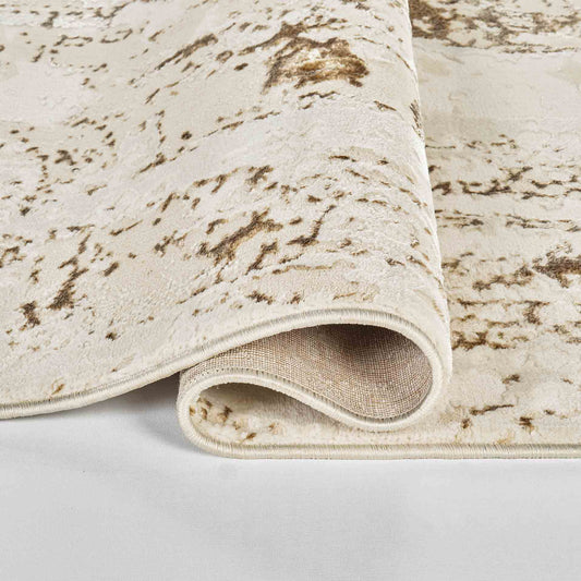 Emperor Styra Abstract Rugs - Beige