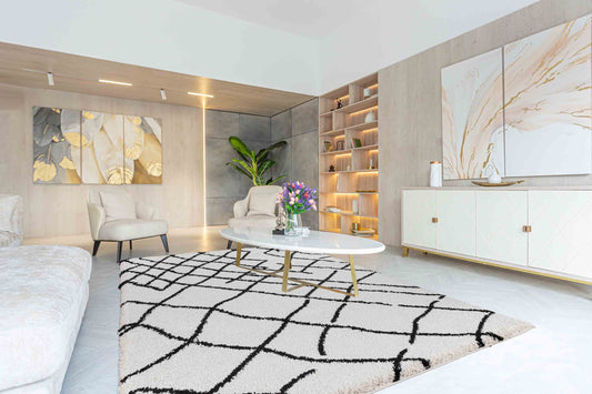 Marrakesh Abstract Shaggy Rug - Medium Sizes