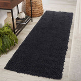 Oxford Shaggy Rug - Black