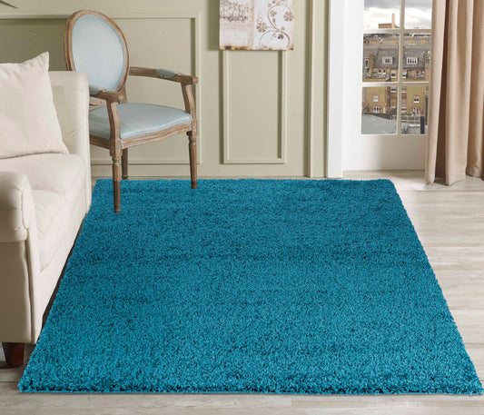 Oxford Shaggy Rug - Teal
