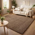 Ainsley Shaggy Rug - Brown