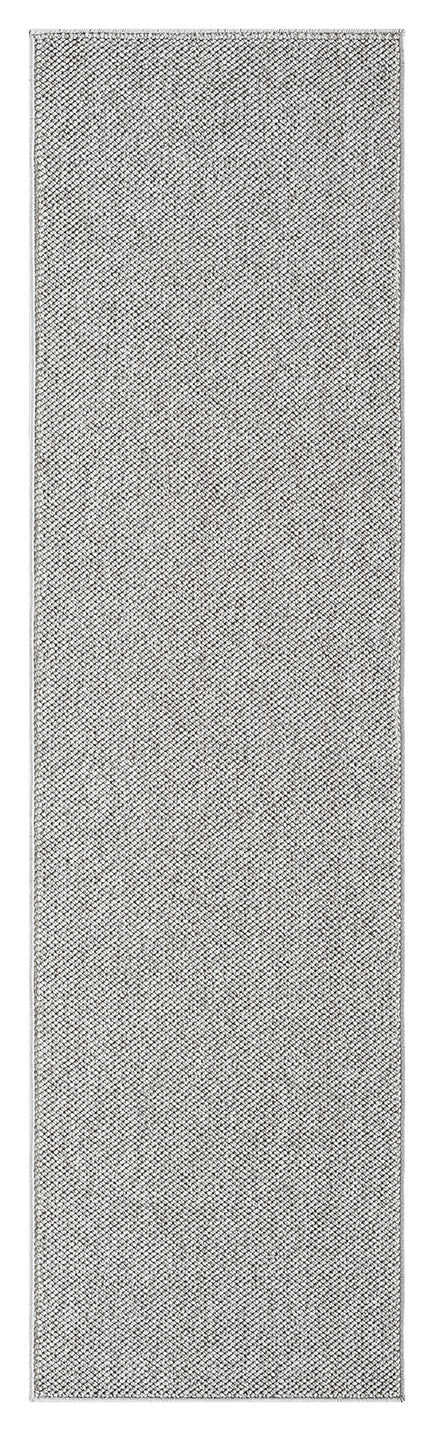 Grey Avior bobble rug, runner size 2