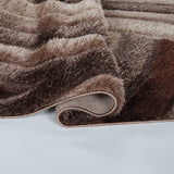 California Swirl Shaggy Rug - Bronze