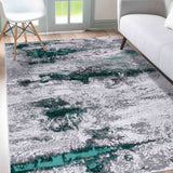 Emperor Onyx Abstract Rugs - Aqua