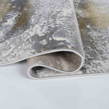 Emperor Onyx Abstract Rugs - Gold