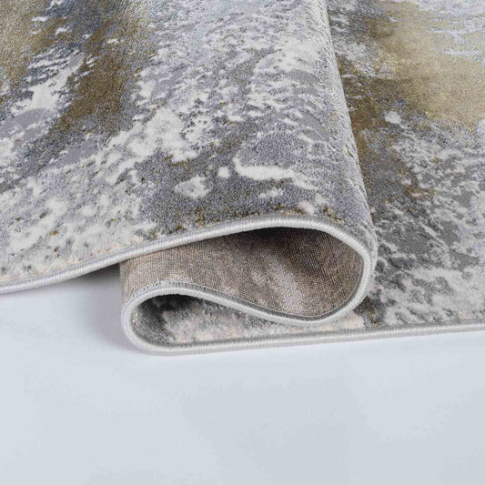 Emperor Onyx Abstract Rugs - Gold