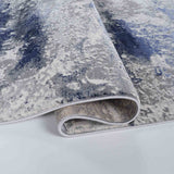 Emperor Onyx Abstract Rugs - Navy