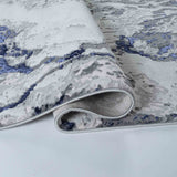 Emperor Picasso Abstract Rugs - Navy