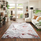 Emperor Picasso Abstract Rugs - Pink