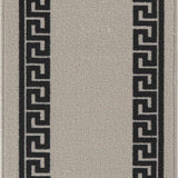 Havana Greek Key Door Mat - Grey
