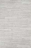 Silver Hamilton Block textured rug, flat portrait view