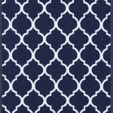 Havana Trellis Door Mat - Navy