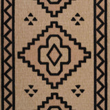 Harper Diamond Rug - Black