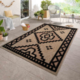 Harper Diamond Rug - Black