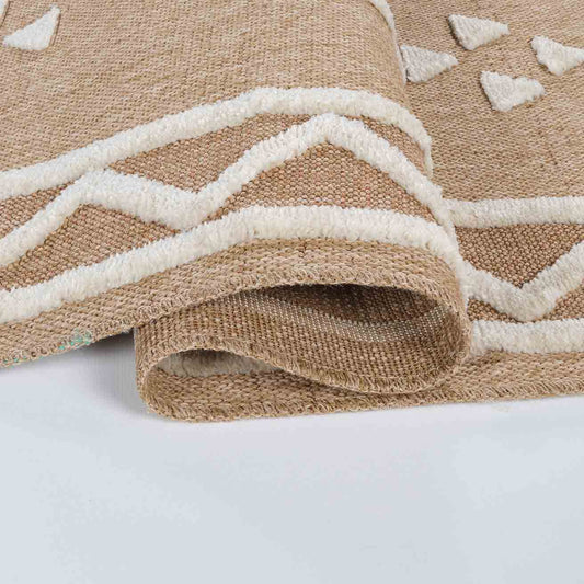 Harper Diamond Rug - Cream