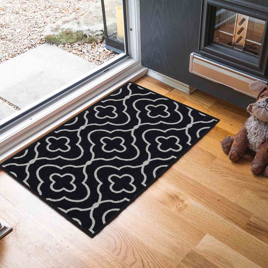 Black Havana Club door mat, doormat view