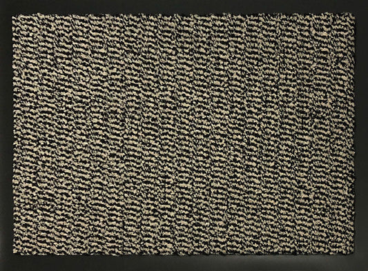 Beige Leyla heavy duty mat, flat portrait view