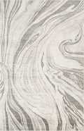 Mabel Abstract patterned rug, flat portrait view