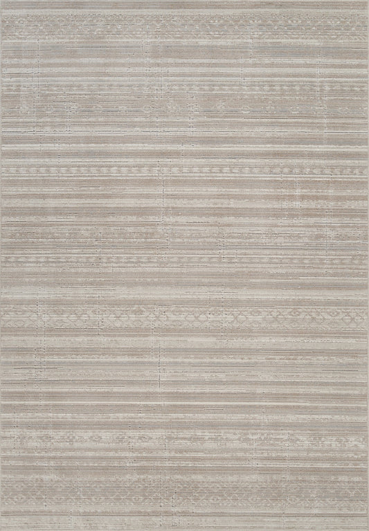 Beige Maia Horizon vintage rug, flat portrait view
