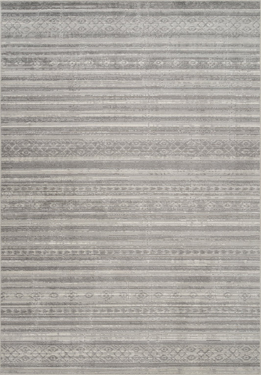 Grey Maia Horizon vintage rug, flat portrait view