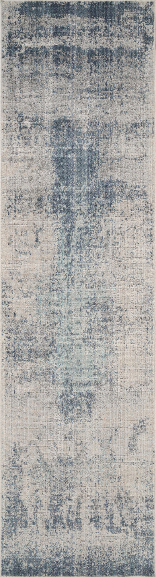 Maia Vintage Patterned Rug - Mist Grey