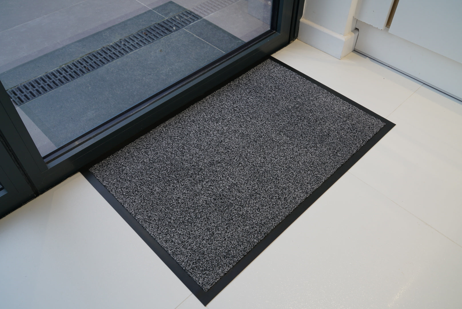 Dover PVC Door Mat - Silver Grey
