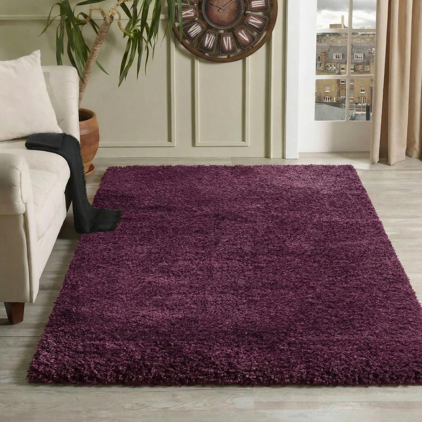Oxford Shaggy Rug - Violet