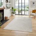 Perla Metallic Abstract Rug - Molten Beige