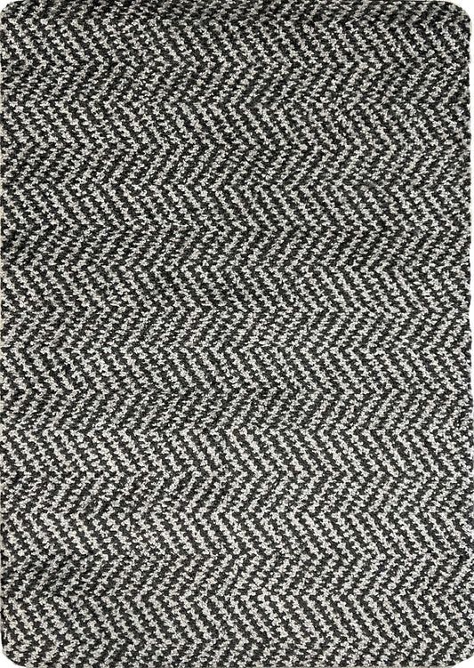 Taupe Richmond Herringbone kitchen mat, flat portrait view