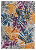 Multicolour San Marino Botanica traditional rug, top-down view