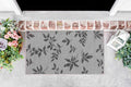 Sky Flower Outdoor Rug - Dark Grey