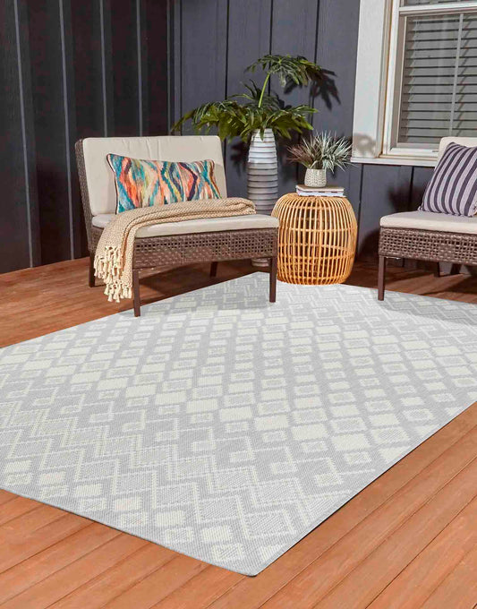 Sky Rhombus Outdoor Rugs - Medium