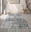 Serenity Abstract Lines Rug - Grey