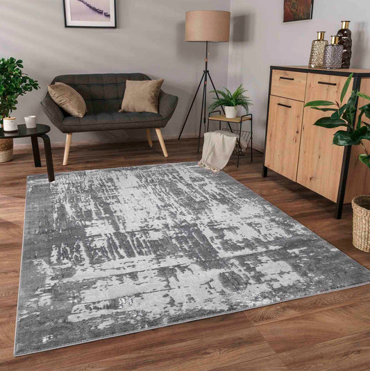 Serenity Abstract Abrasion Rug - Medium