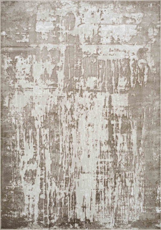 Stone Serenity Abrasion abstract rug, flat portrait view