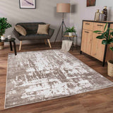 Serenity Abstract Abrasion Rug - Medium