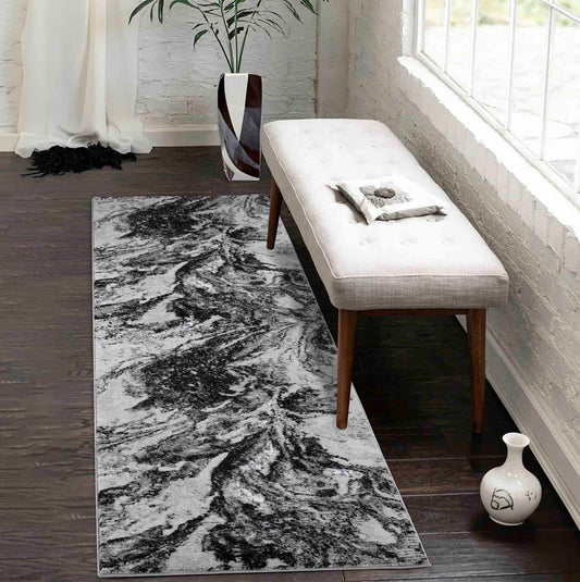 Serenity Abstract Water flow Rugs - Runners - 60x220 cm