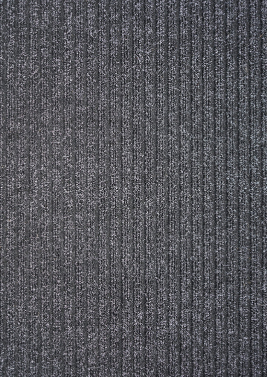 Anthracite Trapper Lines barrier mat, flat portrait view