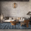 Belgravia Metallic Rug - Nexus Navy