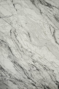 Grey Novu Valley abstract rug, styled view 2