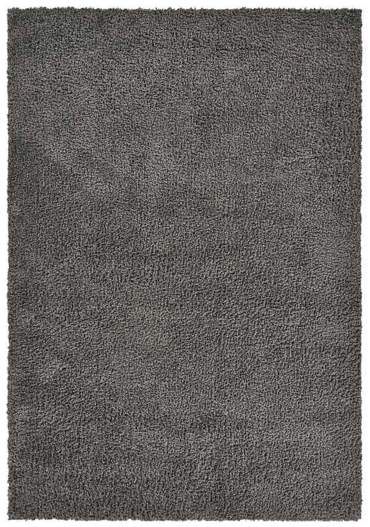 Dark Grey Ainsley shaggy rug, flat portrait view