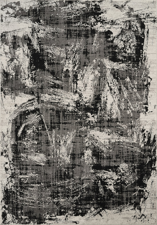 Mayfair Canvas metallic rug, flat portrait view