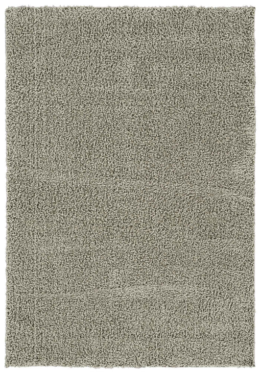 Sage Green Ainsley shaggy rug, flat portrait view
