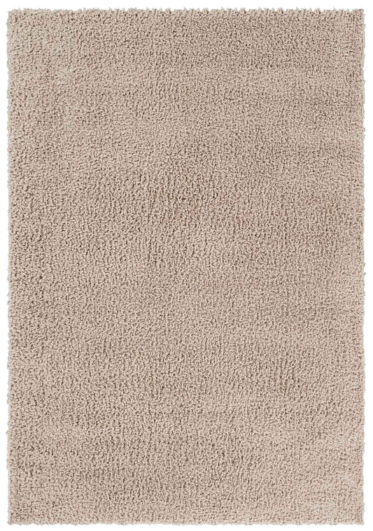 Light Beige Ainsley shaggy rug, flat portrait view