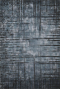 Navy Blue Belgravia Nexus metallic rug, flat portrait view