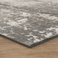 Mayfair Abyss metallic rug, styled view 5