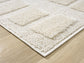 Isabella Cobble textured rug, styled view 4