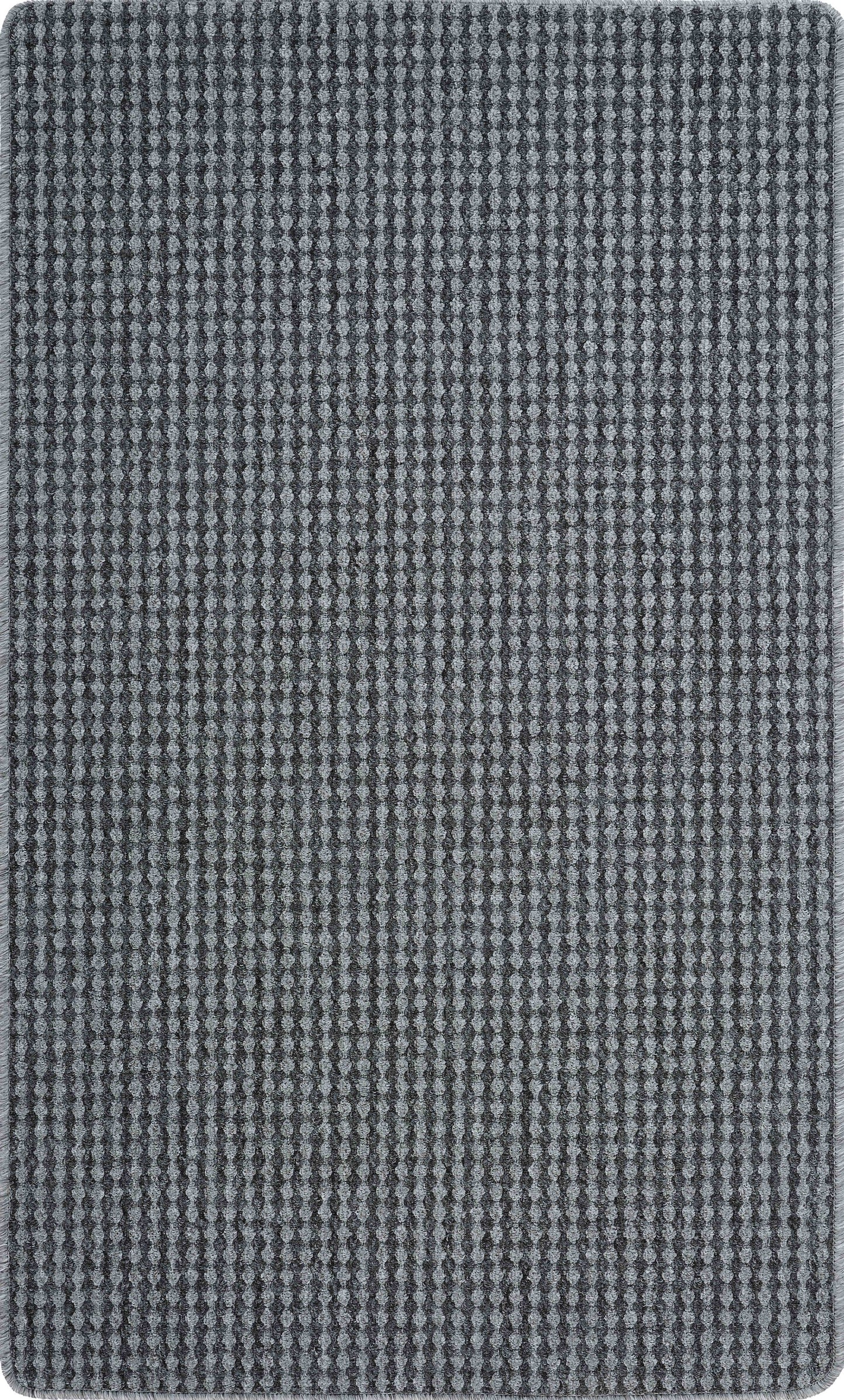 Grey Eden Stripe anti-slip mat, flat portrait view